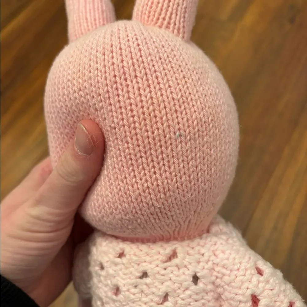 cuddle + kind Chloe the bunny hand knit plush